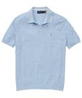 Polo Ralph Lauren Short Sleeve Cotton Linen Polo Sweater