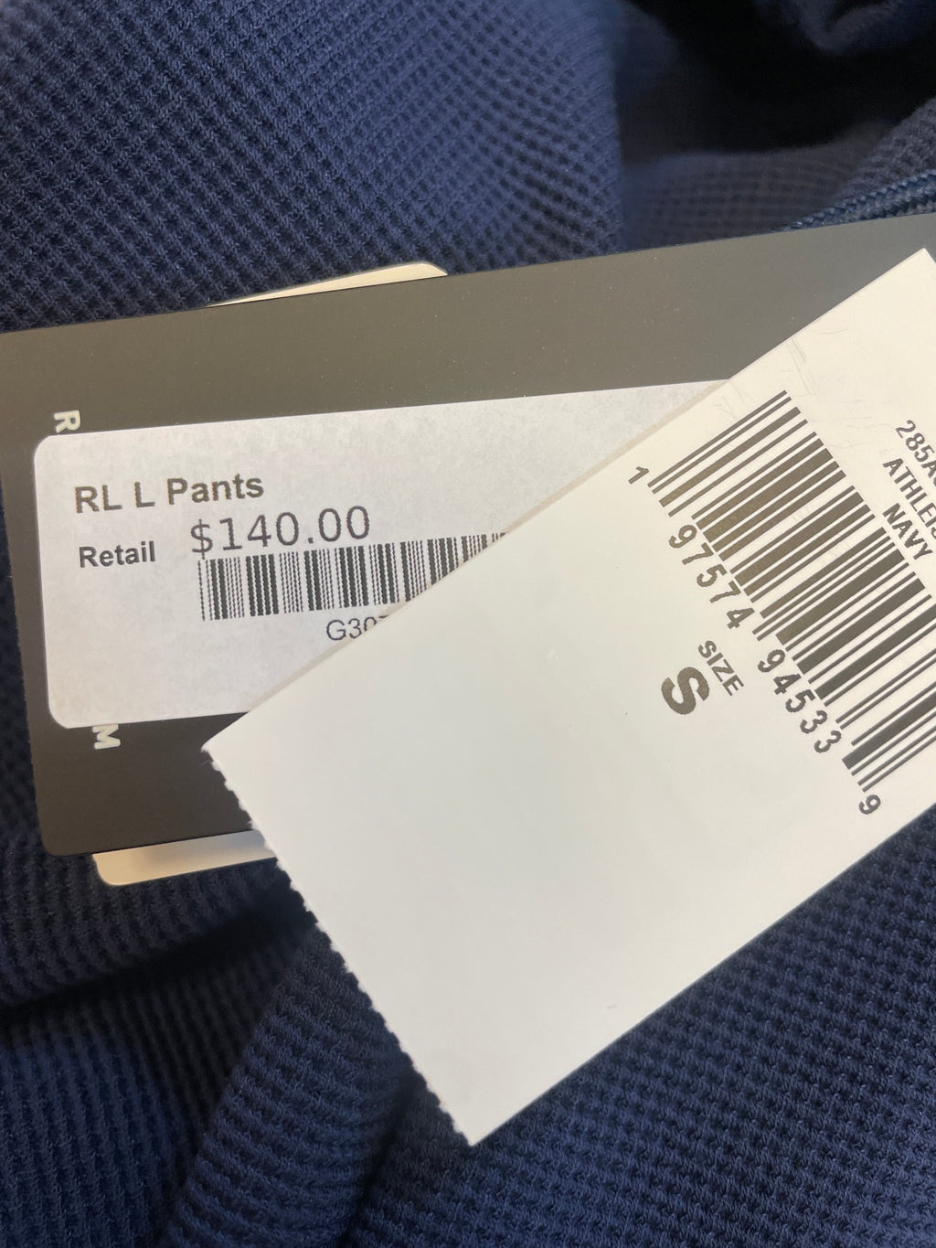 RLX Ralph Lauren Womens Fleece Sweatpants - Navy