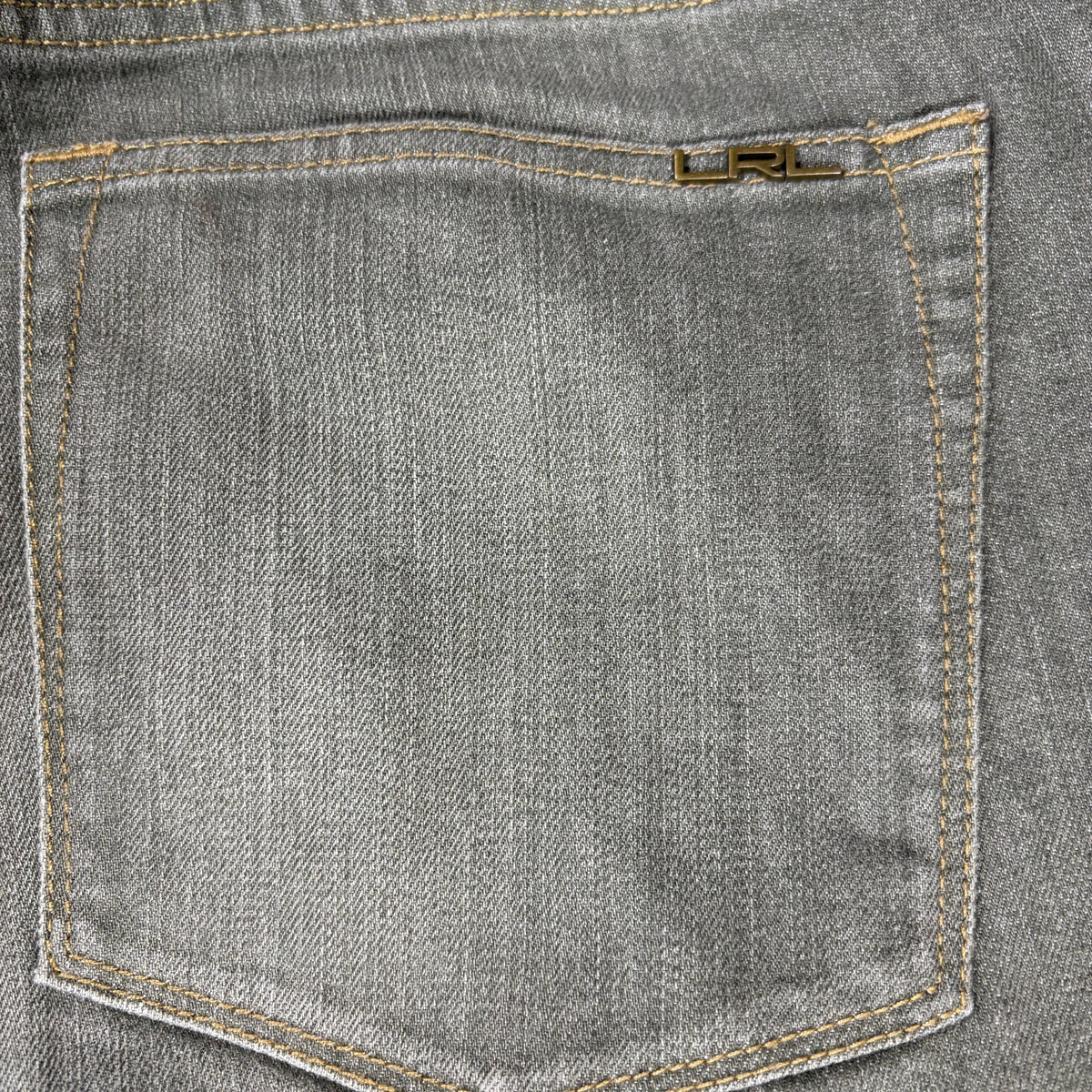 Ralph Lauren Womens Jeans 12 Green Straight Leg Stretch Denim Vintage Y2K