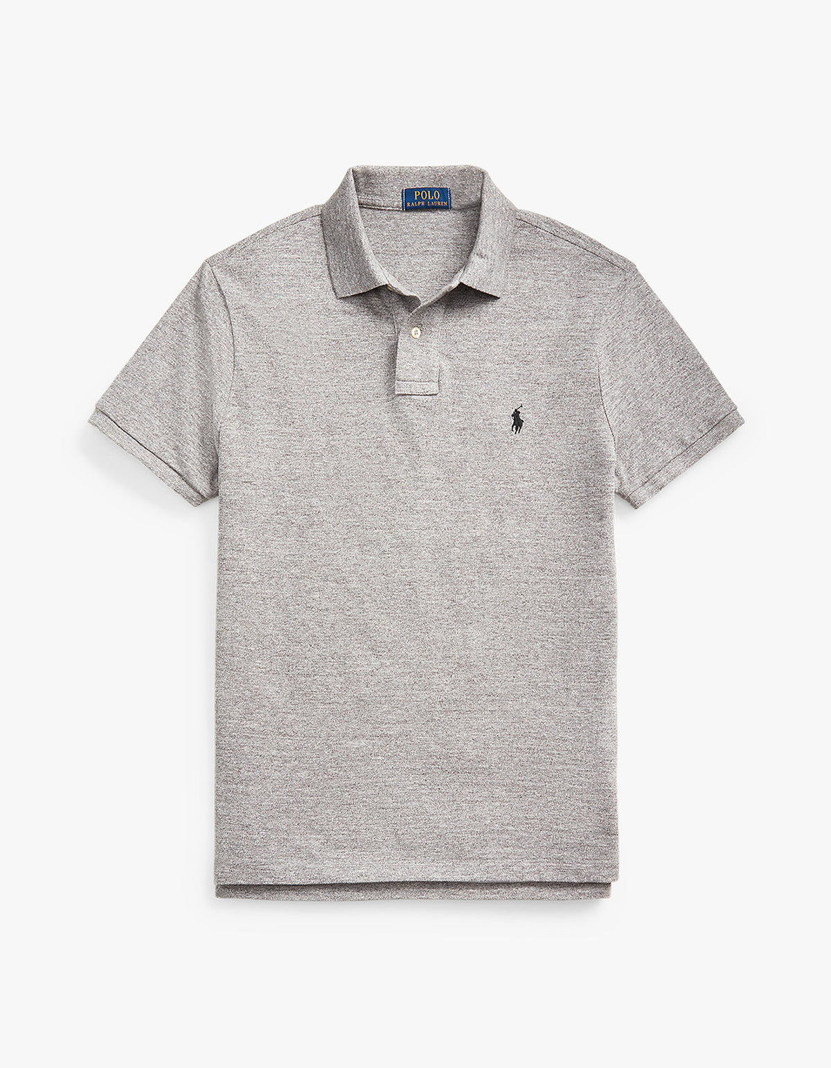 Custom Slim Fit Mesh S/S Polo Shirt - Canterbury Heather
