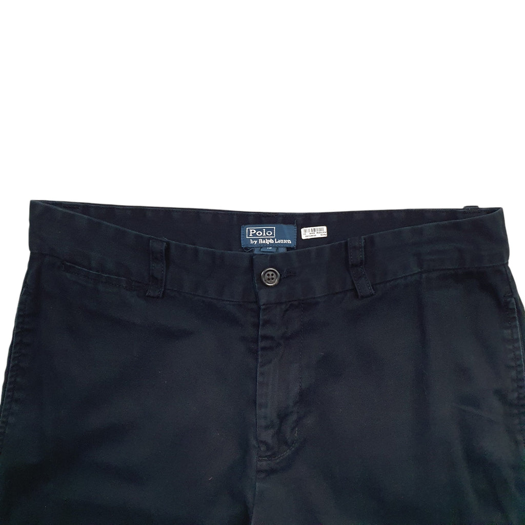 Womens Polo Ralph Lauren Vintage 2000's Black Chino Cotton  Trousers Womens UK12