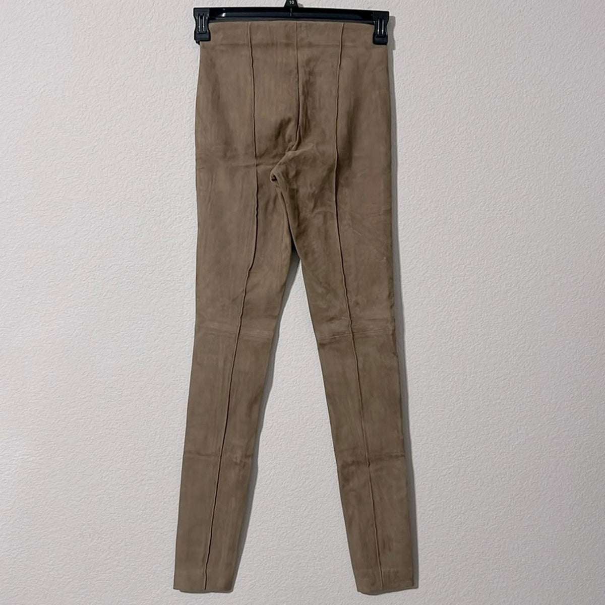 Polo Ralph Lauren Paneled Suede Leggings in Tan, Size S, NWT Retail $998
