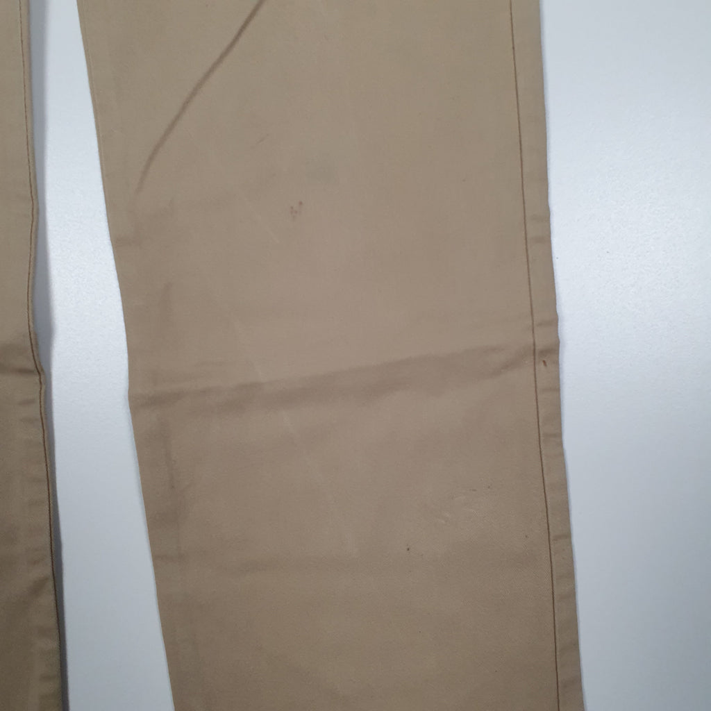 POLO RALPH LAUREN Straight Pant Chino Trousers Beige Womens UK4