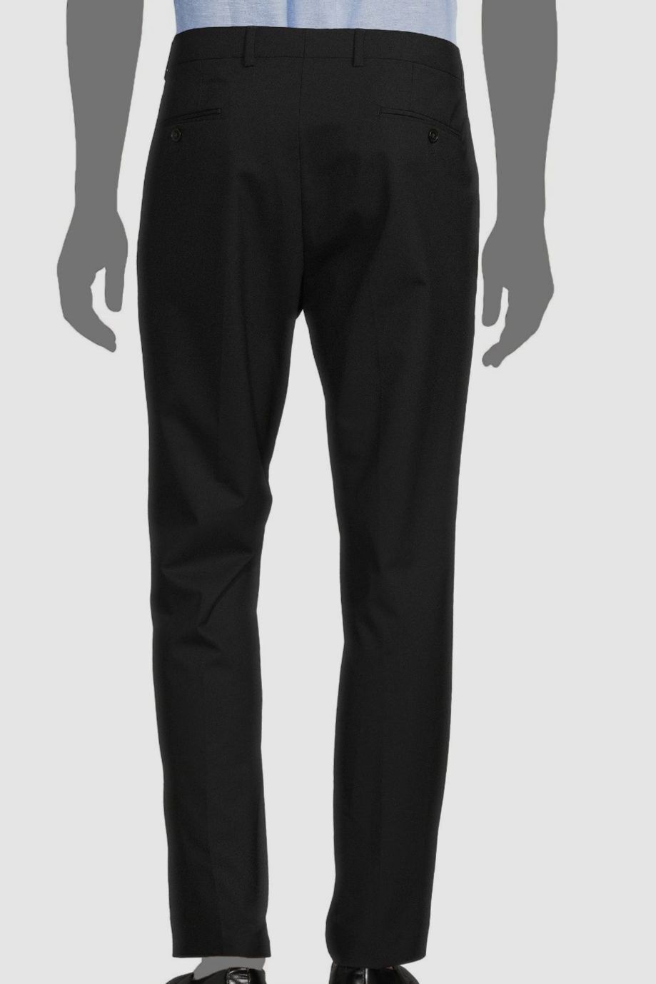 Lauren Ralph Lauren Men's Classic-Fit Solid Flat-Front Pants  Color Black Solid W36xL30